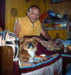 Chogay Rinpoche & Dog.jpg (56979 bytes)